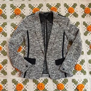 Rag & Bone black and white tweed blazer, size 2 (xs/s)